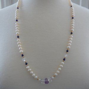Freshwater "potato" pearl necklace